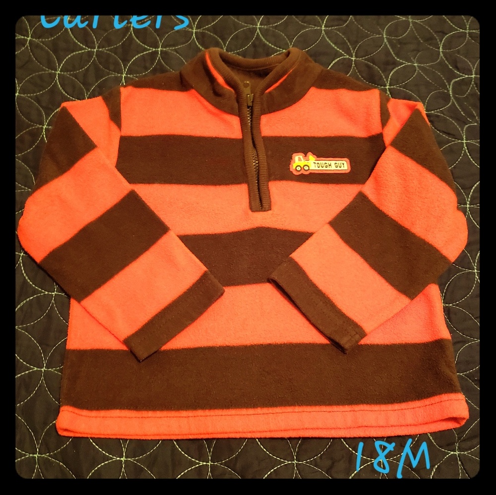 Boys Carters Fleece quarter-zip 18 months